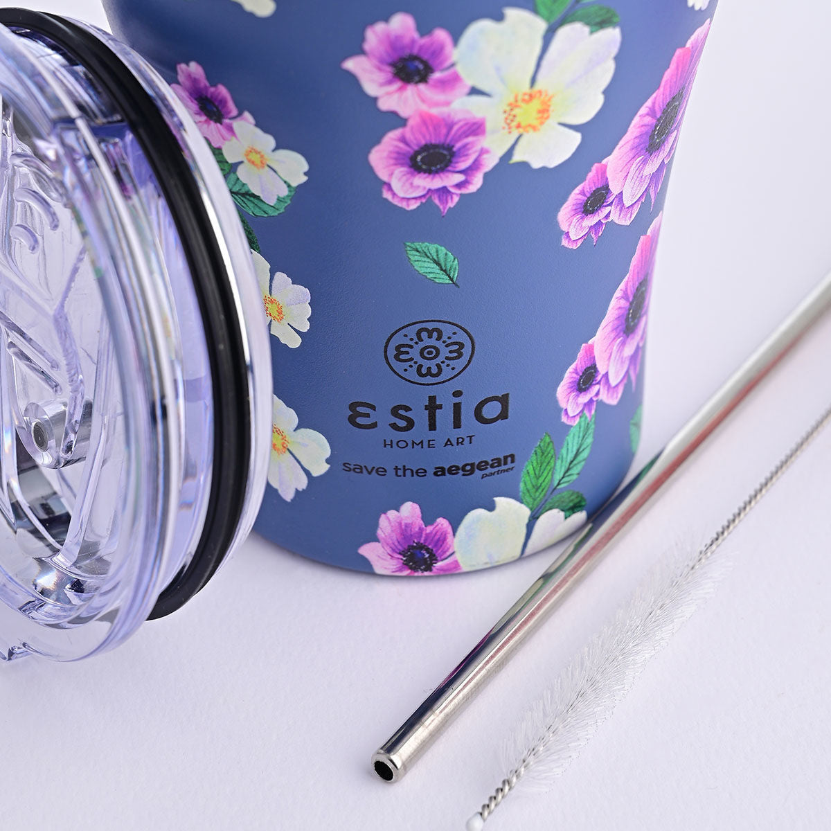 Coffee Mug Garden Blue 350ml