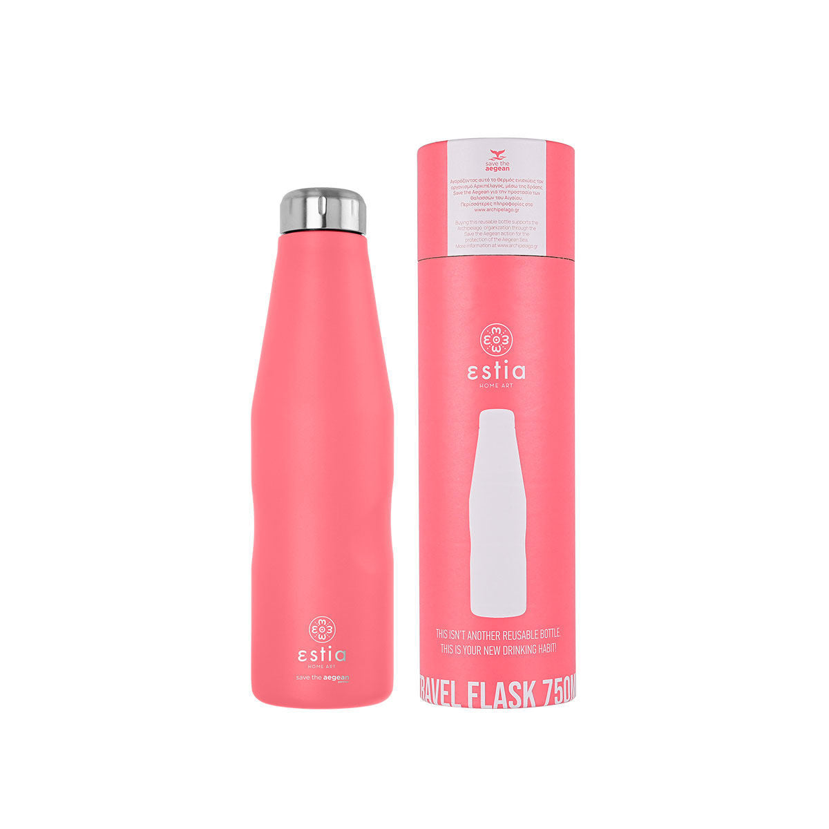 Travel Flask Fusion Coral 750ml