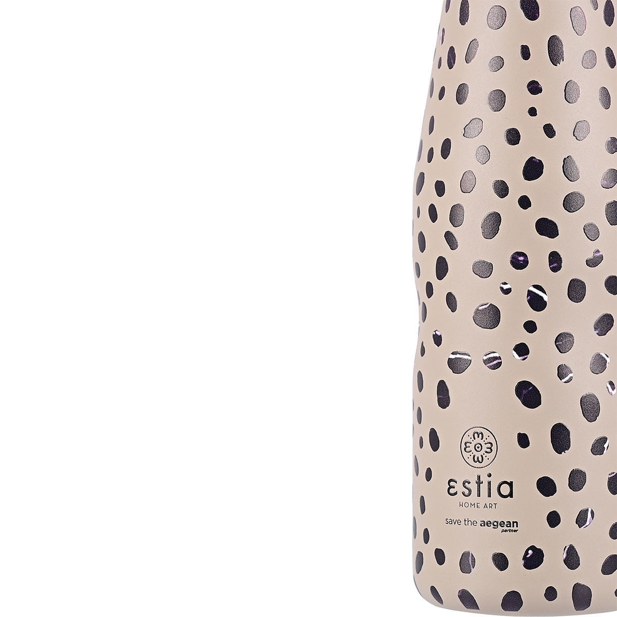 Travel Flask Leopard Taupe 500ml