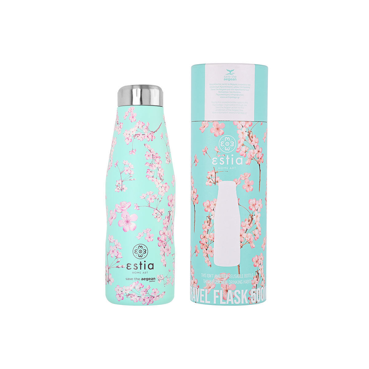Travel Flask Blossom Green 500ml