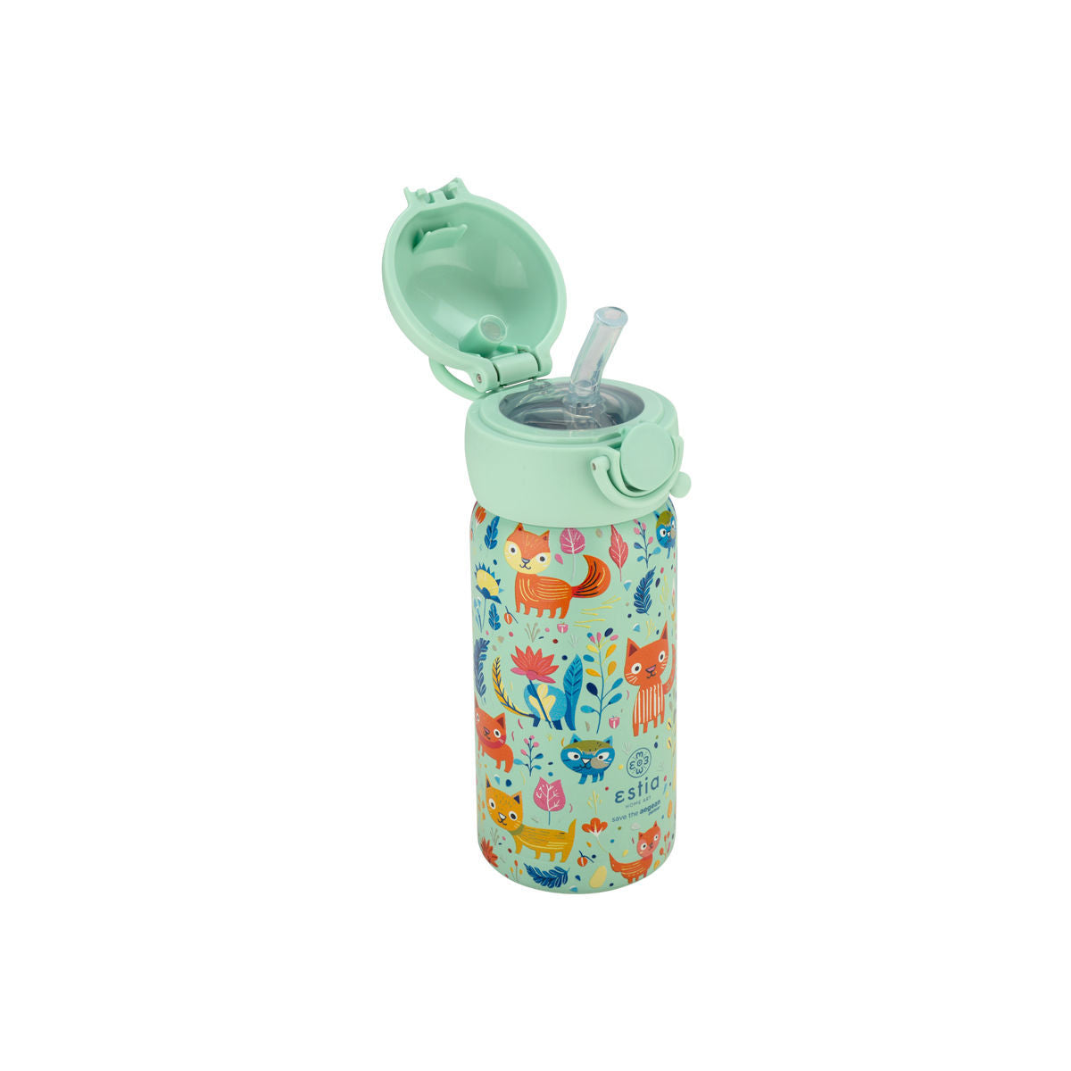 Θερμός Παιδικό Feline Foliage 350ml