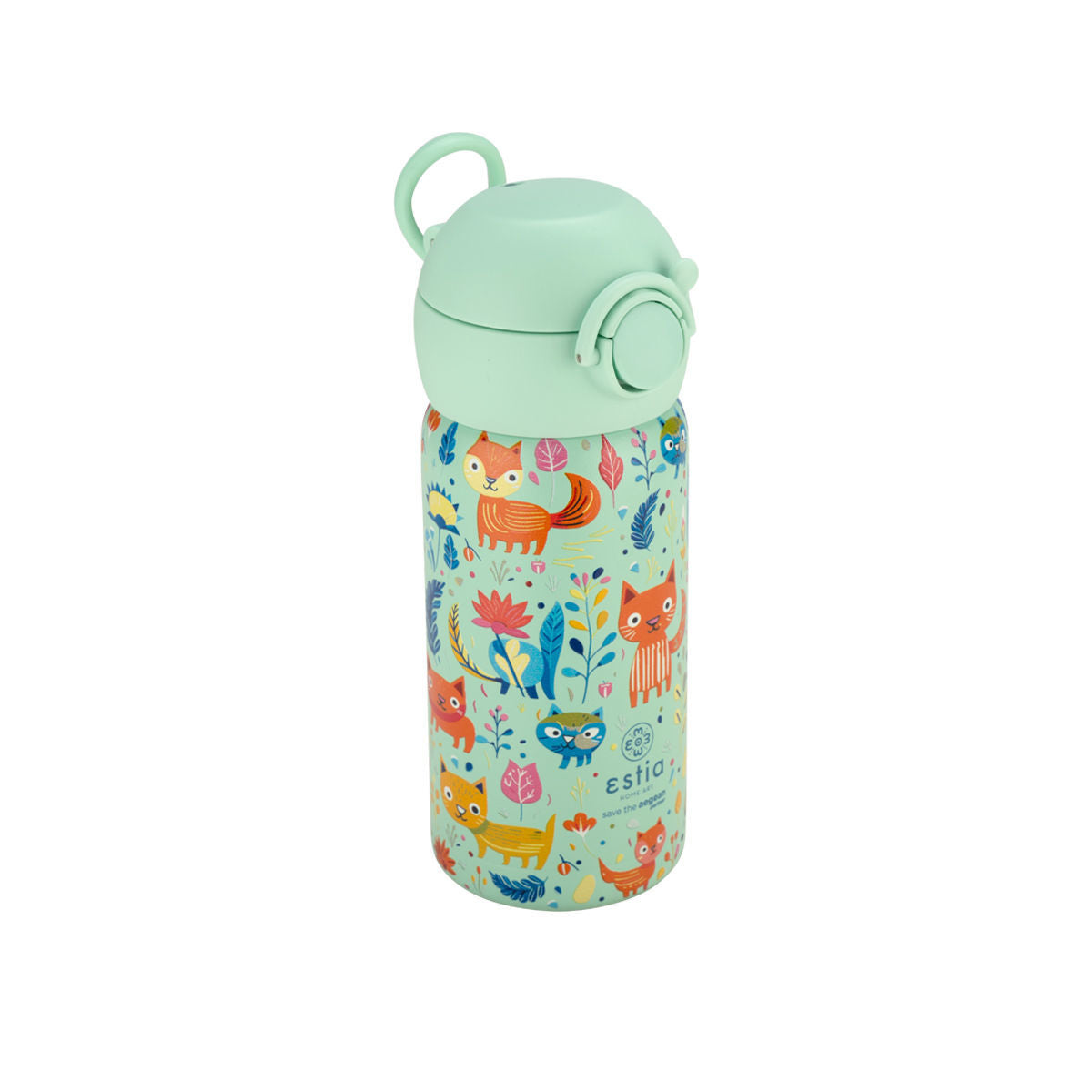 Θερμός Παιδικό Feline Foliage 350ml