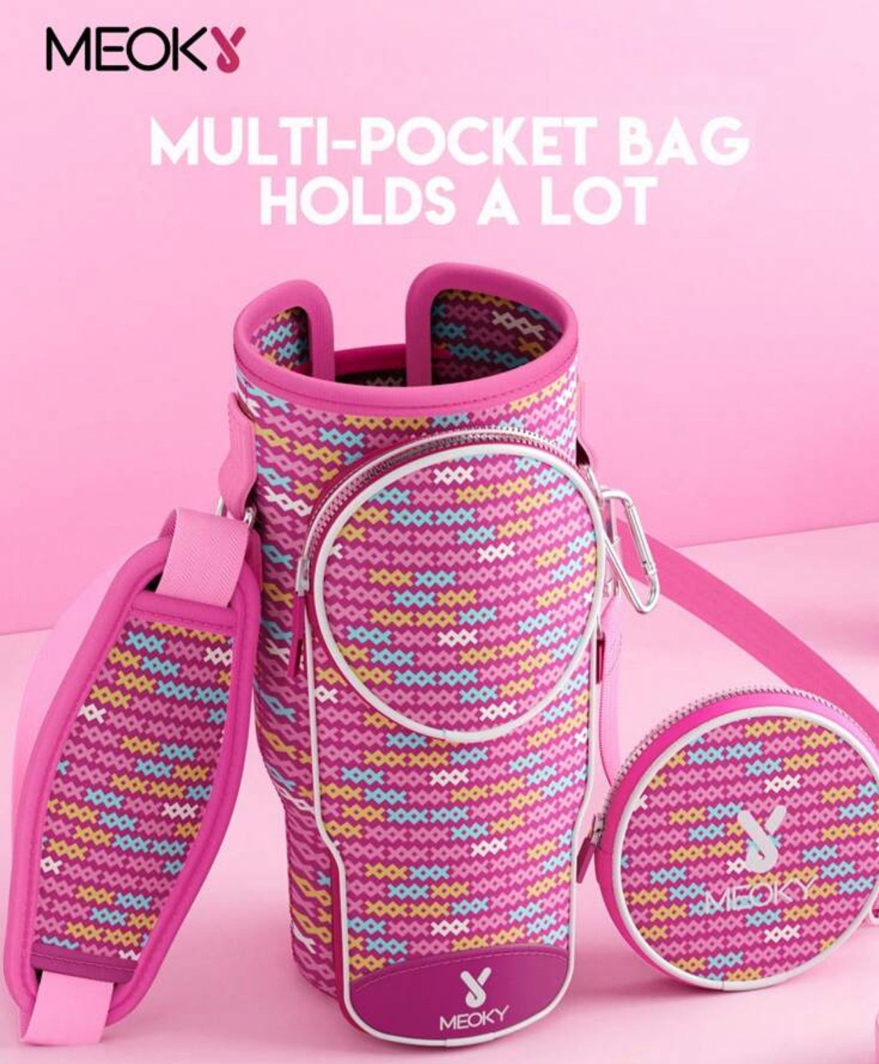 Τσάντα μεταφοράς Tumbler Pink X