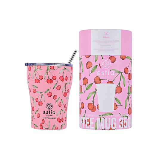 Coffee Mug Cherry Rose 350ml
