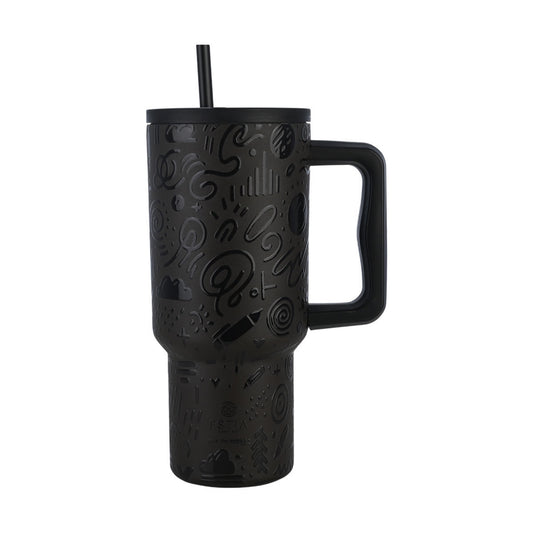StrawTumbler XL Noir Echo 900ml