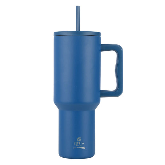 StrawTumbler XL Denim Blue 1200ml