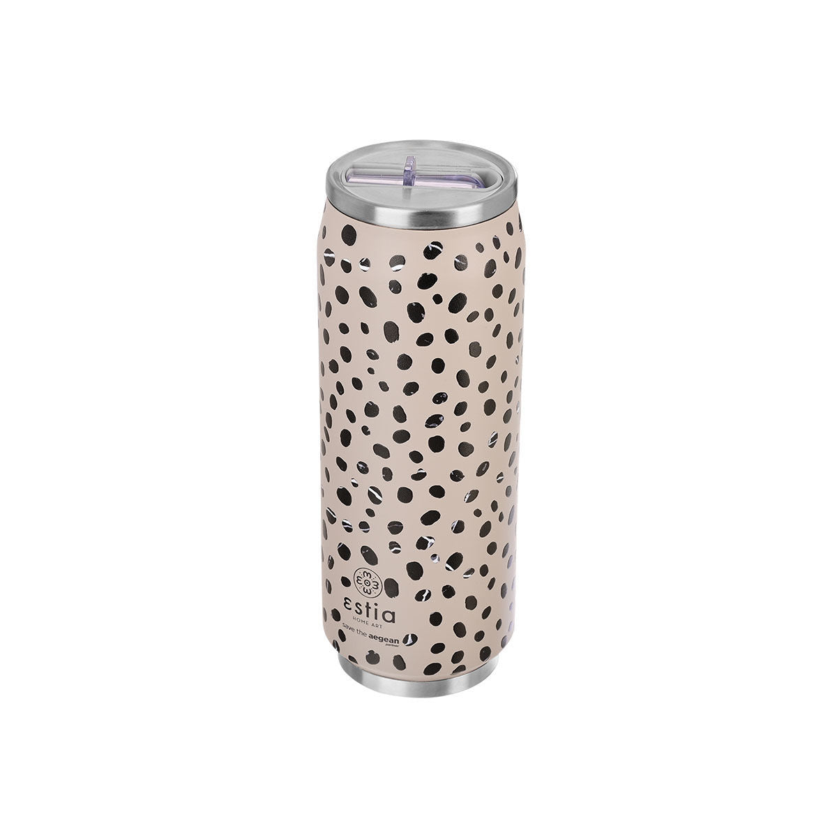 Travel Cup Leopard Taupe 500ml