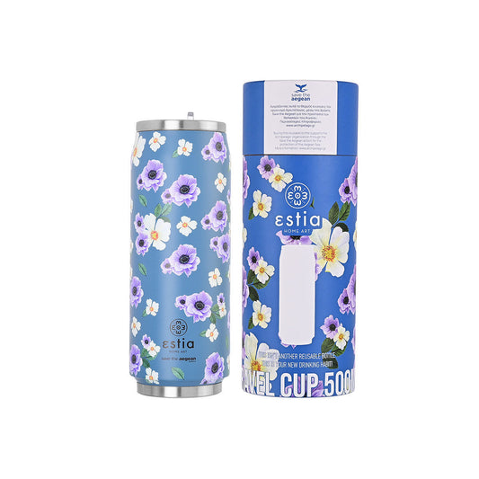 Travel Cup Garden Blue 500ml