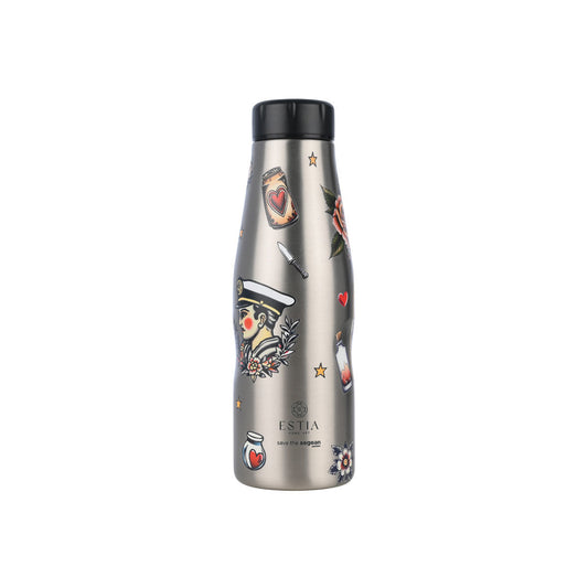 Travel Flask Old School Ink 500ml