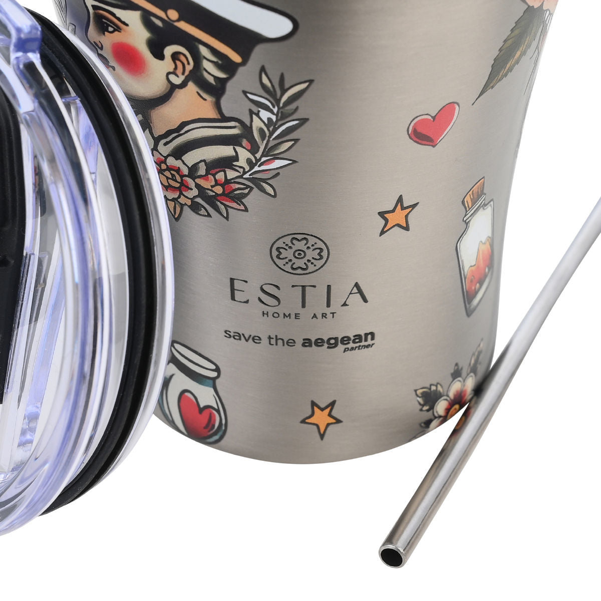 Coffee Mug Old School Ink 350ml