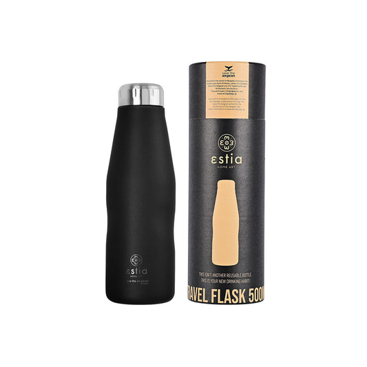 Travel Flask Midnight Black 500ml